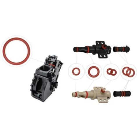 Joint torique Kit d'entretien pour soupape de soutien, groupe de percolation, soupape d'écoulement compatible avec Phillips Saeco Spidem Gaggia (7 joints toriques)