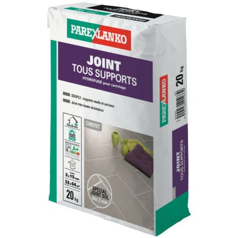 Joint tous supports PAREXLANKO - Ciment - 20kg - 03196