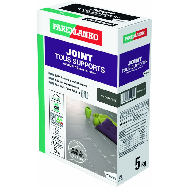Joint tous supports anthracite 5 kg