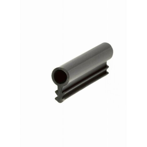 Joint tubulaire S347 PVC Noir KISO - Rainure 3mm feuillure 4mm - 200 mètres - S347