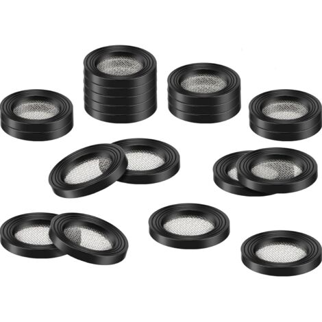 Joint universel 19 mm pour tuyau d'arrosage, kit d'étanchéité avec raccords robinet et embouts sécurisés.