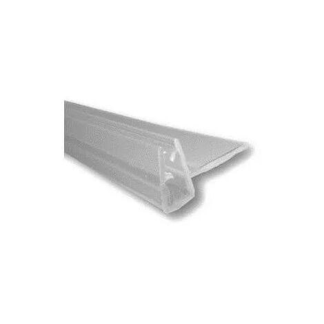 Joint vertical pour paroi de baignoire JOLLY arrondi – Longueur 150 cm – Finition transparente – Type droit pour modèles NOVELLINI