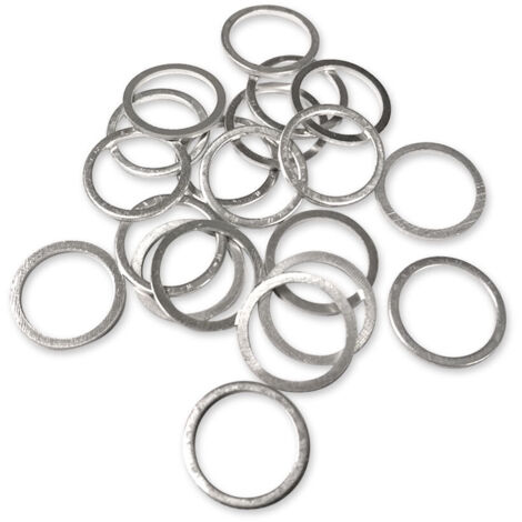 Joints de bouchon de vidange de 17x20.5 alu, 20 pieces