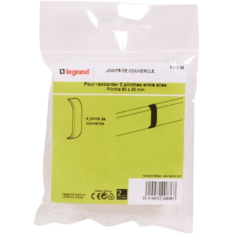 JOINTS DE COUVERCLE POUR PLINTHE 80 X 20 MM LEGRAND 098226