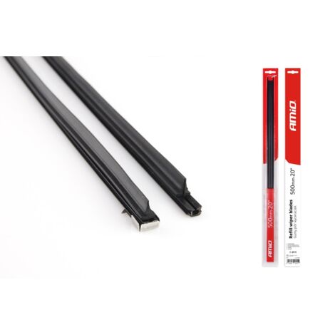 Joints d'essuie-glace 50 cm (20") 500 mm - 2 pièces amio-01341