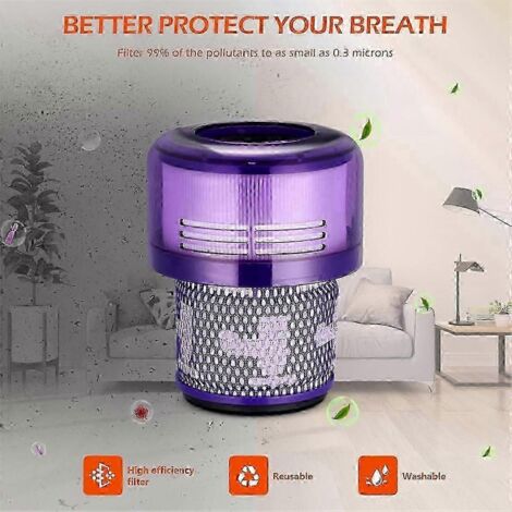 Joints d'étanchéité de rechange pour bac à poussière compatibles avec l'aspirateur V11 et le filtre HEPA.