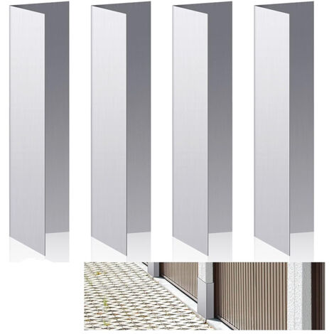 Joints d'étanchéité pour portes de garage - Kit de joints d'étanchéité en aluminium pour portes de garage