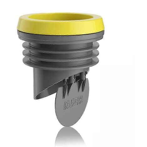 Joints d'étanchéité pour toilettes avec anneau de cire et clapet anti-retour - Anneau de cire épais compatible avec les tuyaux d'évacuation de 3,2 à 4 pouces - Installation facile.