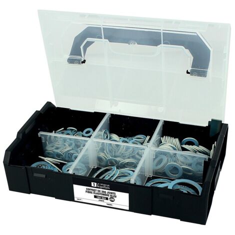 Joints fibre élastomère bleu Jarnon en coffret L-BOXX de 280 joints - NORD PICARDIE JOINTS