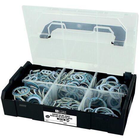 Joints fibre élastomère Certigaz Jarnon en coffret L-BOXX de 280 joints - NORD PICARDIE JOINTS