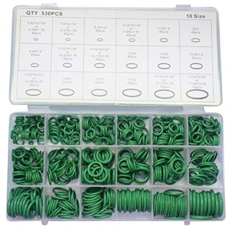 279 Pièces/kit 18 Dimensions Torique En Caoutchouc Assortiment Joints Kit Joints O Ring Washer Rondelles Pour Installations Hydrauliques Pour Différentes équipements