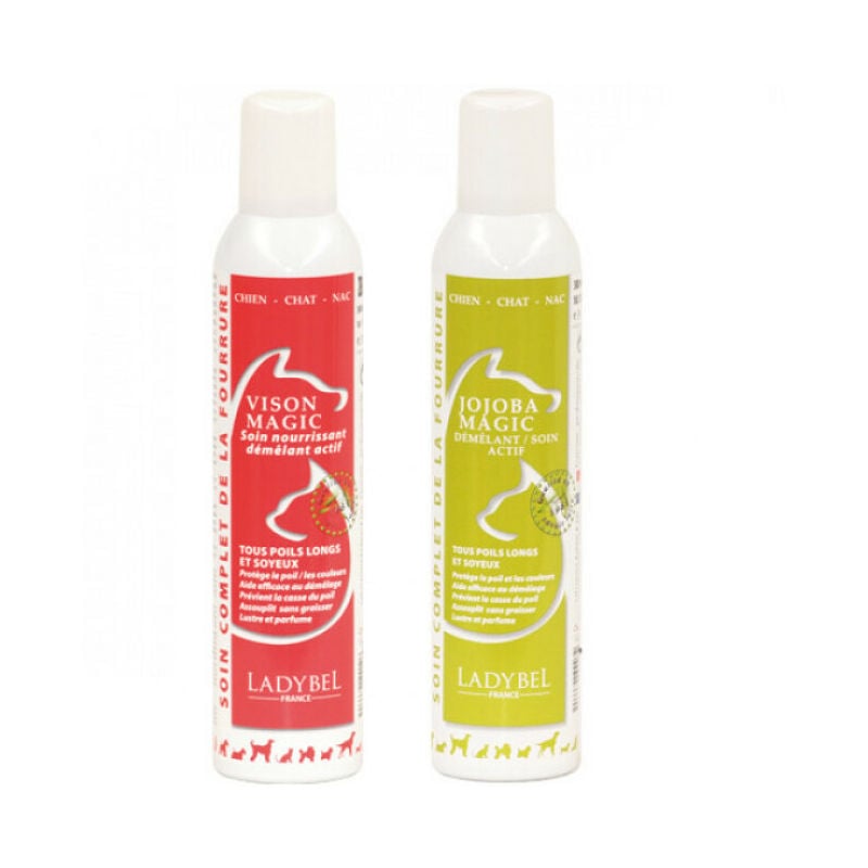 Conditionneur d'entretien Ladybel pour chien et chat Jojoba Magic 300 ml