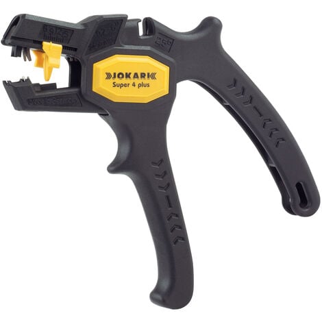 LUTZ BLADES Jokari Abisolierzange Super 4 Plus mit Seitenschneider für 0,2-6mm Länge 5-15mm