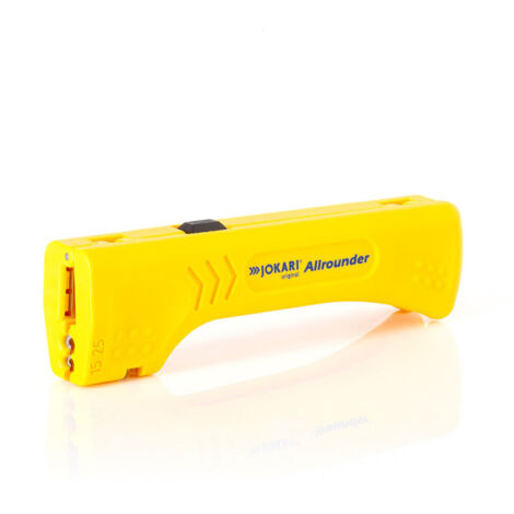 LUTZ BLADES Jokari 30900 Allrounder Dénudeur de câble adapté pour câbles ronds, Câble plat, câbles coaxiaux, Câble CAT5, Câble CAT6