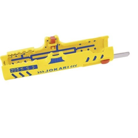 JOKARI Outil de dénudage Secura No.15 Longueur totale : 124 mm Diamètre de travail : 8-13 mm