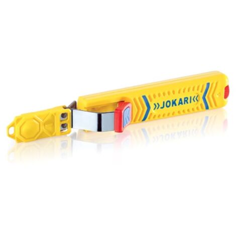 Jokari T10281 Nr. 28G  Abisoliermesser Geeignet für Rundkabel 8 bis 28 mm