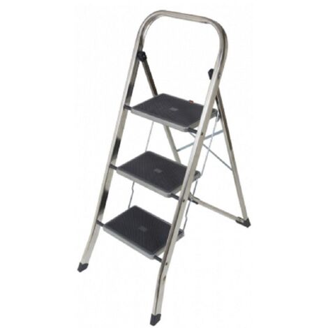Joker scala scaletto alluminio 3 gradini larghi scalotto uso domestico