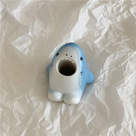 Joli porte-brosse à dents en forme d'animal, boîte de rangement pour salle de bain(requin)