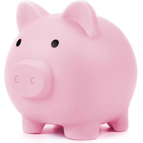 Jolie tirelire pour enfants, souvenir parental, cadeau ludique pour enfants (rose)