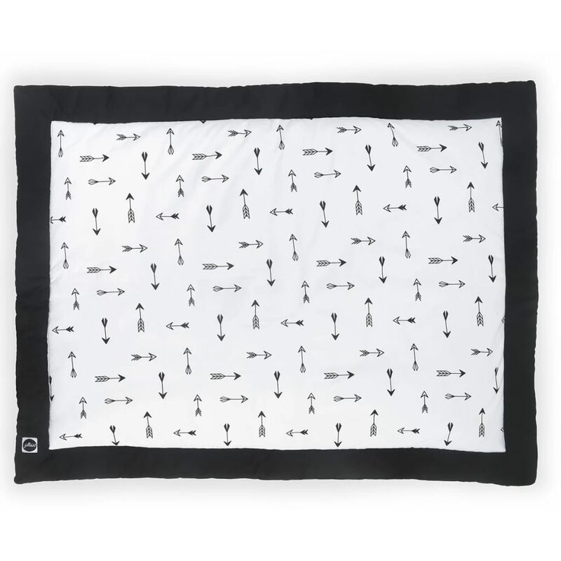 

Colcha para parque cuna 80x100 cm diseño indios 017-513-65081 - Negro - Jollein