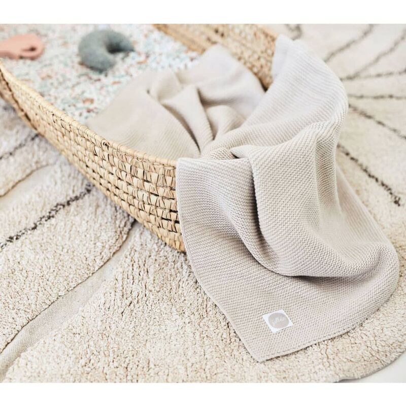 

Jollein Manta Basic Knit color 75x100 cm nougat - Beige