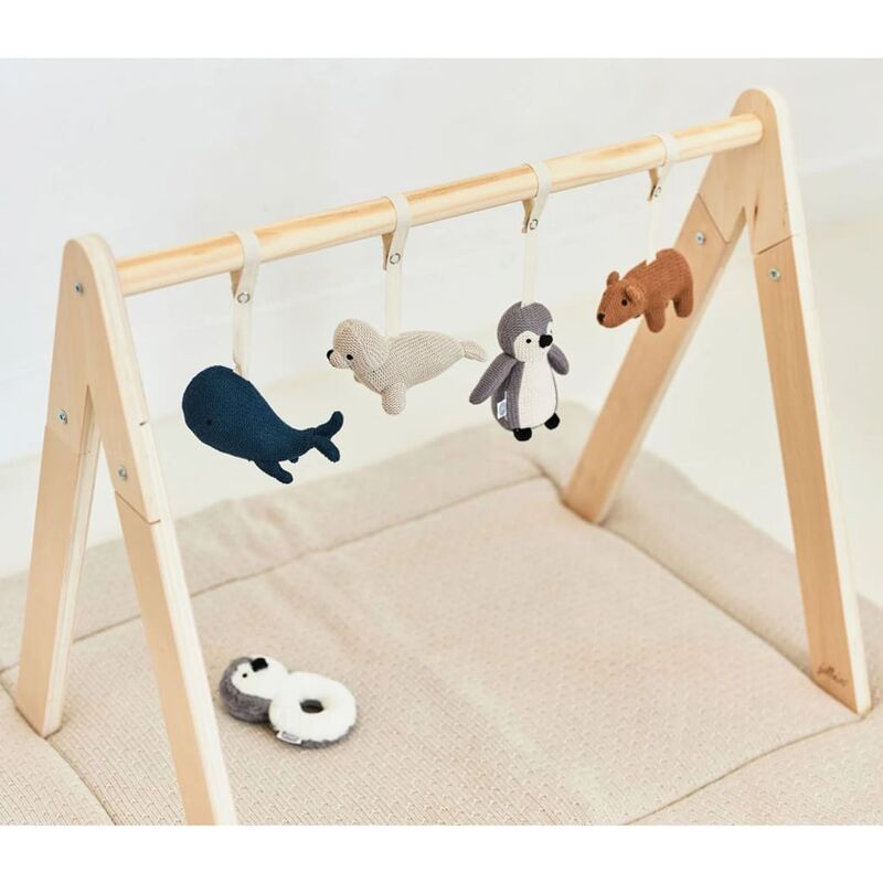 

Jollein - Manta para parque cuna Bliss Knit color nougat 80x100 cm - Beige