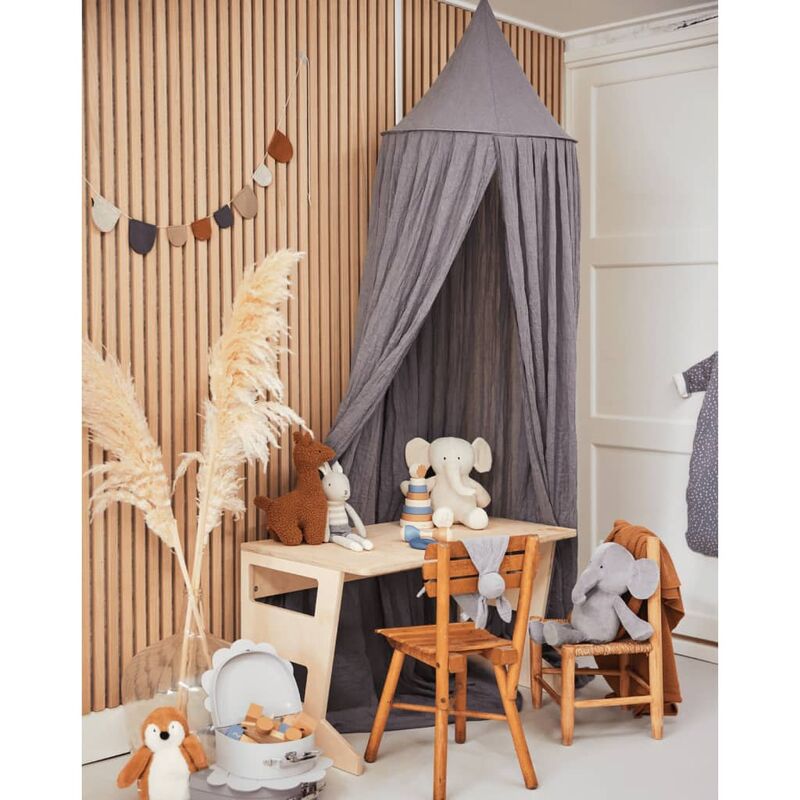 

Mosquitera Vintage 245 cm gris Storm - Gris - Jollein