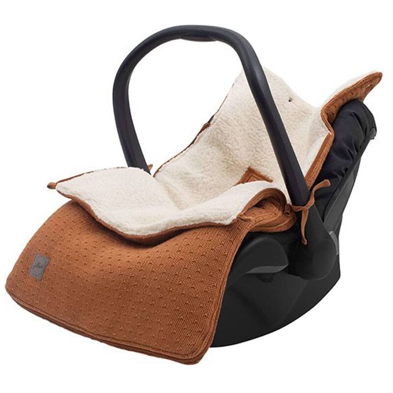 

Saco bebé para silla de coche y de paseo Bliss Knit caramelo - Rojo - Jollein