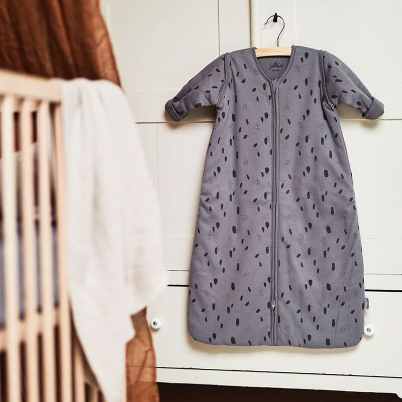 

Jollein Saco de dormir para bebé Spot gris tormenta 110 cm - Gris