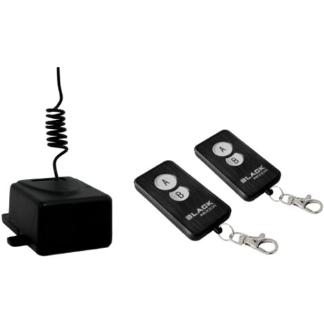 Jolly line black indoor kit ricevitore + 2 radiocomandi universali 2 ch 433.92 mhz per interno - JL2164