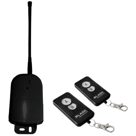 Jolly Line Black Outdoor kit ricevitore +2 radiocomandi universali 2 ch 433.92 mhz per esterno - jl2165