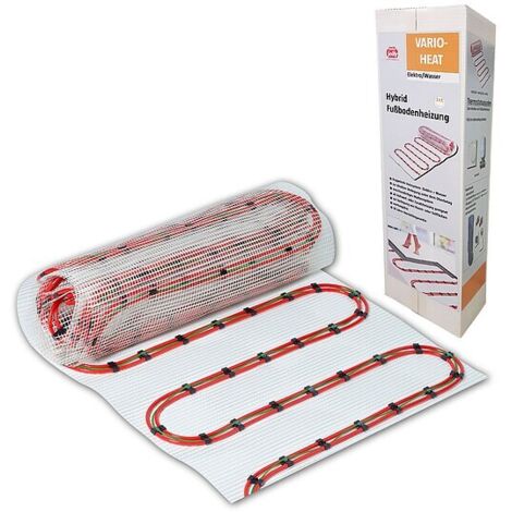 jollytherm Hybrid Fußbodenheizung Vario-Heat 7,5 m² - 3 Heizmatten 3,1 x 0,8 m inkl. Anschlussleitungen - 05312