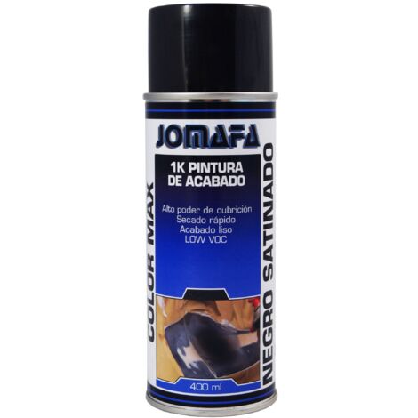 JOMAFA - 1K PINTURA DE ACABADO NEGRO SATINADO 400ml