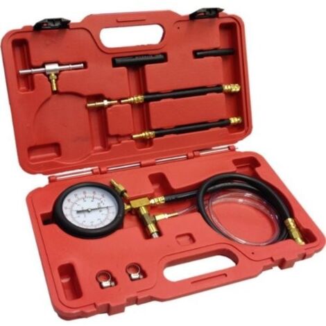 JOMAFA - Compresimetro de gasolina tu-112 con adaptadores schrader para medir presion de inyeccion