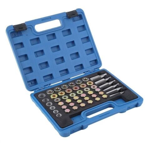 JOMAFA herramientas de reparación de roscas para cárter de Aceite 114 Piezas, reparadores para desagüe de Caja de Cambios tapones de carter M13 M15 M17 M20 M22