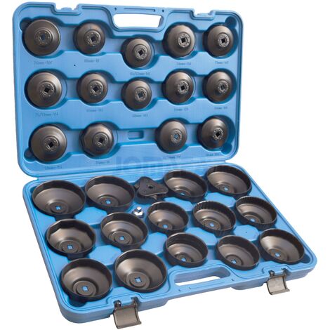 JOMAFA - JUEGO DE LLAVES PARA FILTROS DE ACEITE Y COMBUSTIBLE 31 PIEZAS MULTIMARCAS UNIVERSAL