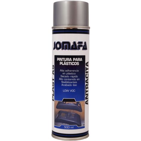 JOMAFA - PINTURA PARA PLÁSTICOS ANTRACITA 500ml