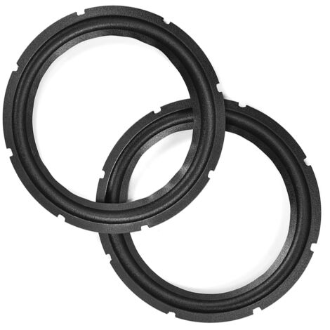 Jonc de réparation caoutchouc pour enceinte 10 pouces, bordure woofer avec trous (2 pièces)