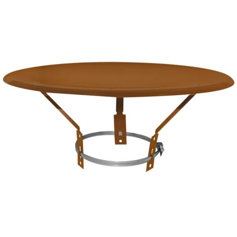 JONCOUX Chapeau pare pluie - diamètre 125 à 200 mm - marron - Inox