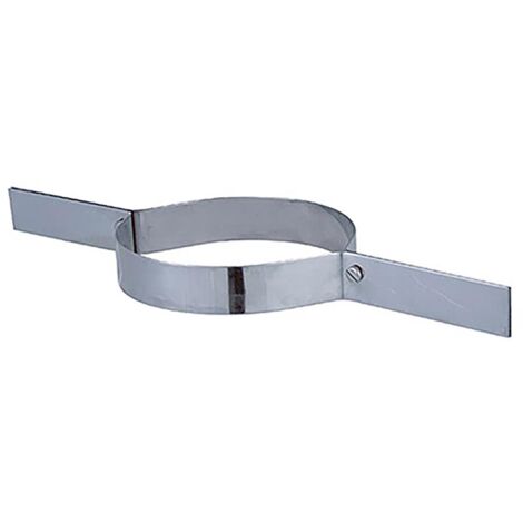 Joncoux – Collier pour fumisterie Ø80 mm en acier inoxydable – Fixation solide pour tubages de cheminée – Résistance à la corrosion