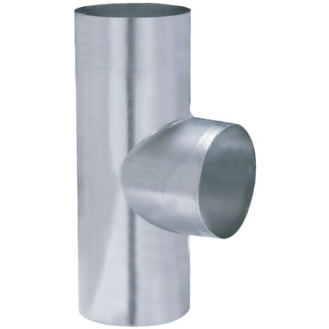 JONCOUX Coude en T galvanisé de 90° d'angle - diamètre 125 mm - Egal