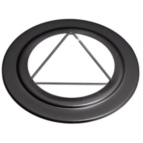 JONCOUX Rosace pour email - noire - Ø80mm - pour pellets