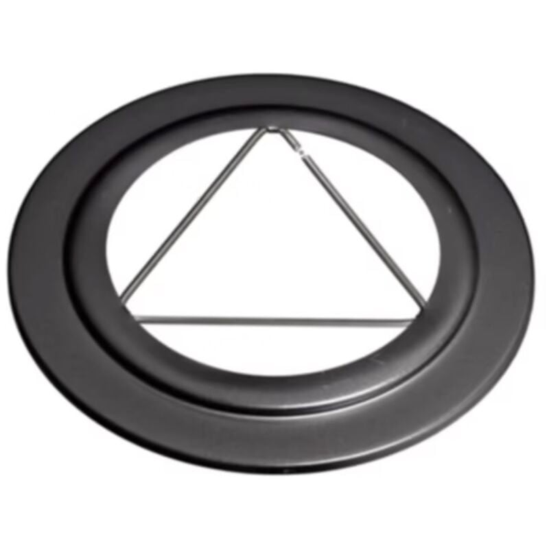 Joncoux Rosace pour email - noire - Ø80mm - pour pellets