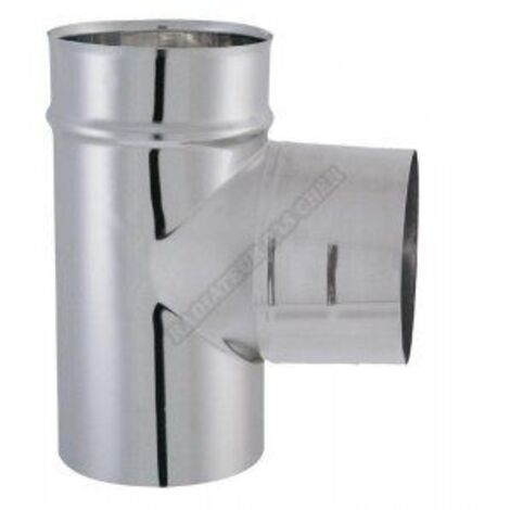JONCOUX Tuyau TYRAL INOX 304 - Diam. 153 - Té 90° débouchure femelle