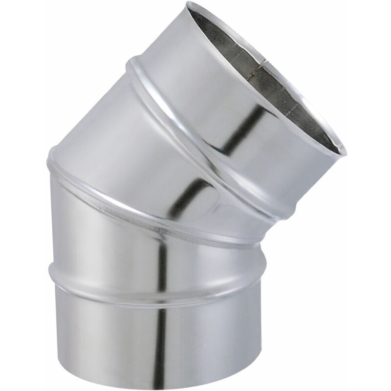 Tuyau tyral inox 304 - Diam. 250 - Coude à secteur 45° - Joncoux