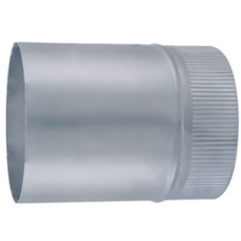 JONCOUX Virole de raccordement mural - aluminium - Diamètre 125 mm - Longueur 15 cm