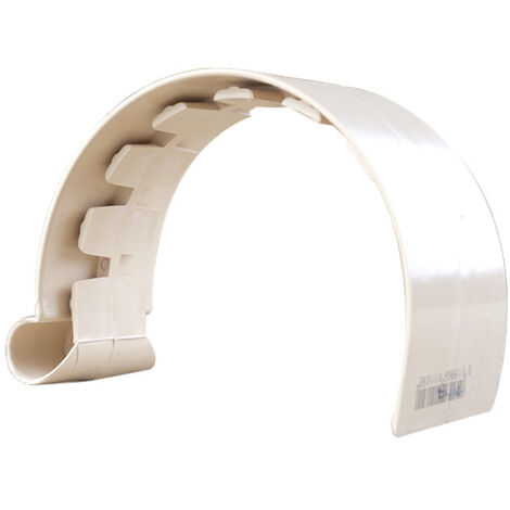Jonction à coller PVC 25 demi-ronde - Sable - First Plast
