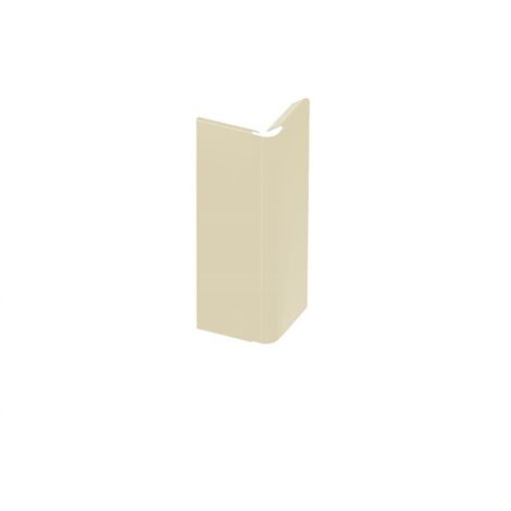Jonction angle sortant pour profilé clipsable - Blanc Perle RAL 1013