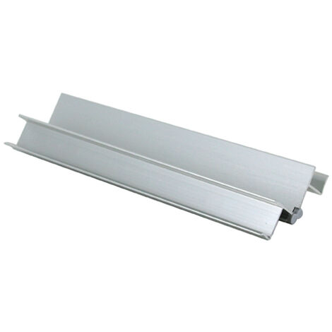 Jonction d'angle articulé aluminium pour plinthe - Hauteur : 120 mm - VOLPATO