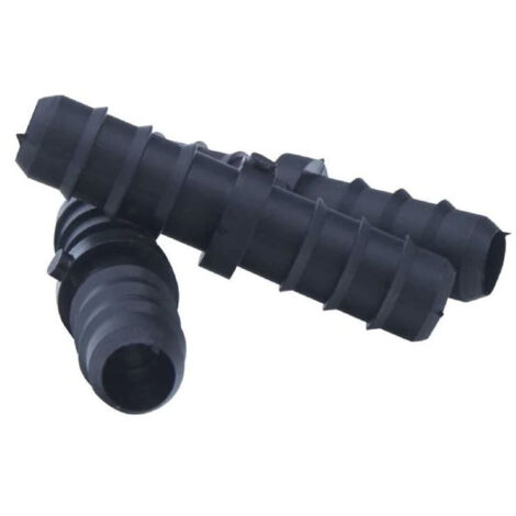 Jonction Droite pour Goutte À Goutte Ø16mm Cannelé Par 3 pièces - RAIN